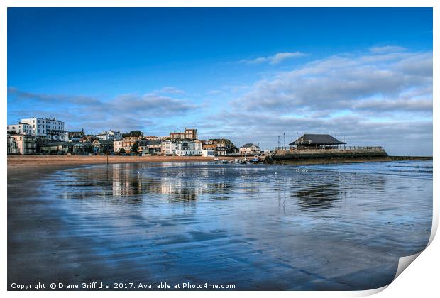 Broadstairs skyline Print by Diane Griffiths