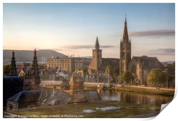 Inverness Print by Diane Griffiths