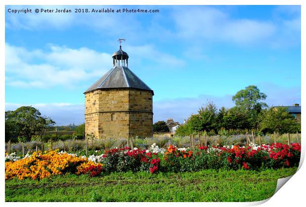 The old dovecot at the 14th century  Augustinian p Print by Peter Jordan