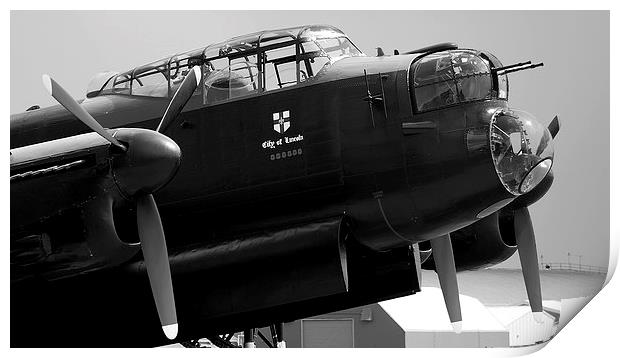 Lancaster Bomber PA474 Print by daniel kennedy