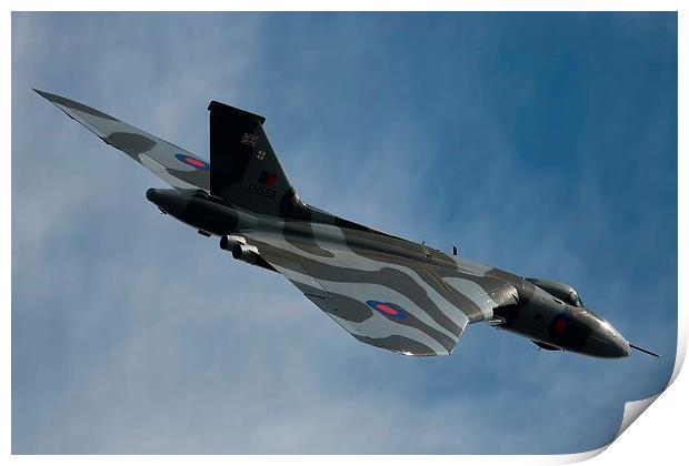 Avro Vulcan XH558 Print by daniel kennedy