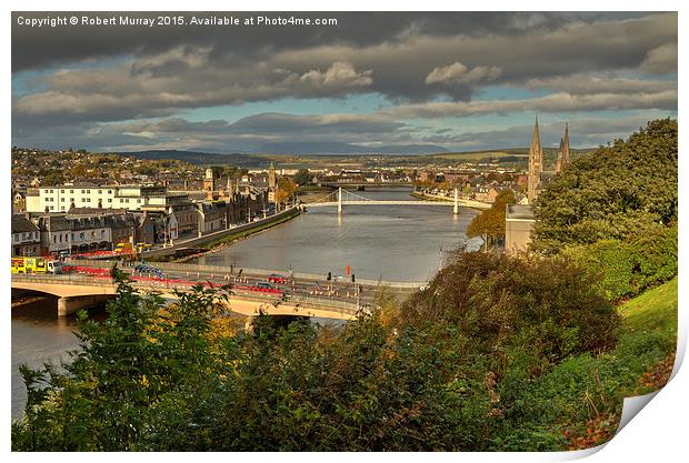  Inverness - Capital of the Highlands Print by Robert Murray