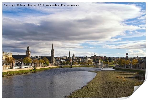 Inverness - Capital of the Highlands Print by Robert Murray