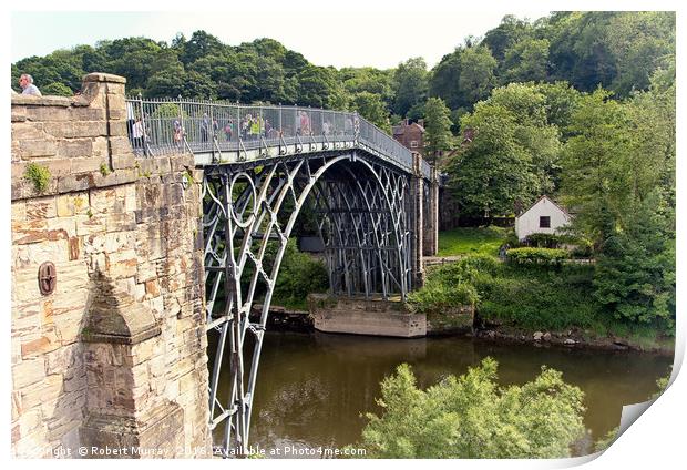 The Iron Bridge Print by Robert Murray