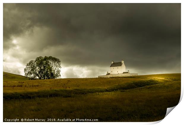 Corgarff Castle, Aberdeenshire  2 Print by Robert Murray