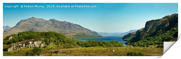 Loch Maree Panorama Print by Robert Murray