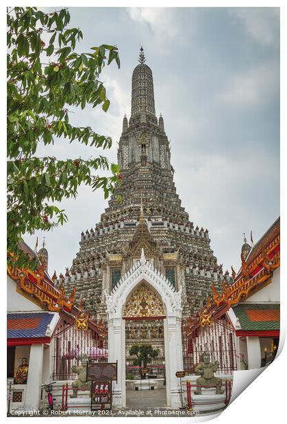 Wat Arun, Bangkok. Print by Robert Murray