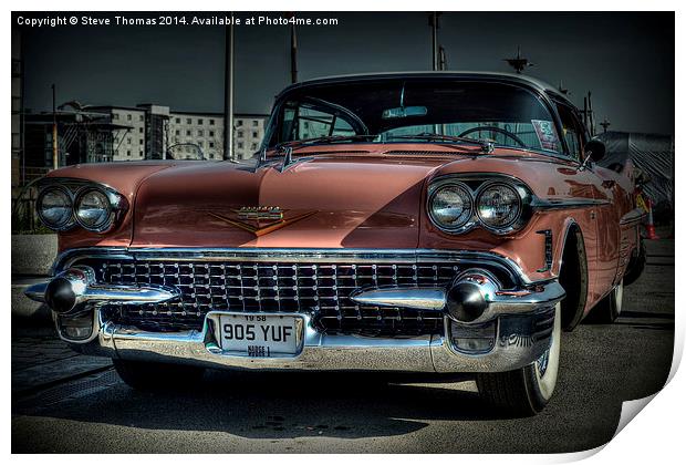 The old Caddy Print by Steve Thomas