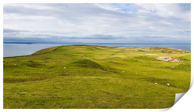 Great Orme peak panorama Print by Jason Wells