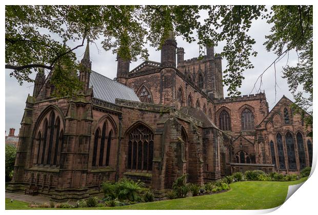 Chester Cathedral in HDR Print by Jason Wells