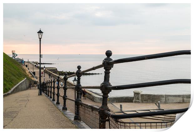 Looking down on Cromer Print by Jason Wells