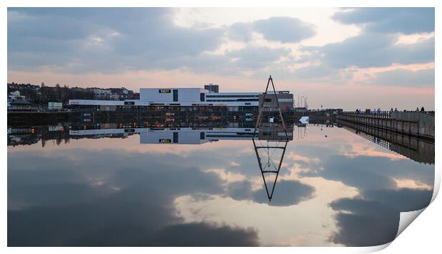 Reflections on Marine Lake Print by Jason Wells