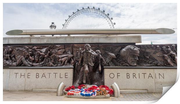 Battle of Britain memorial Print by Jason Wells