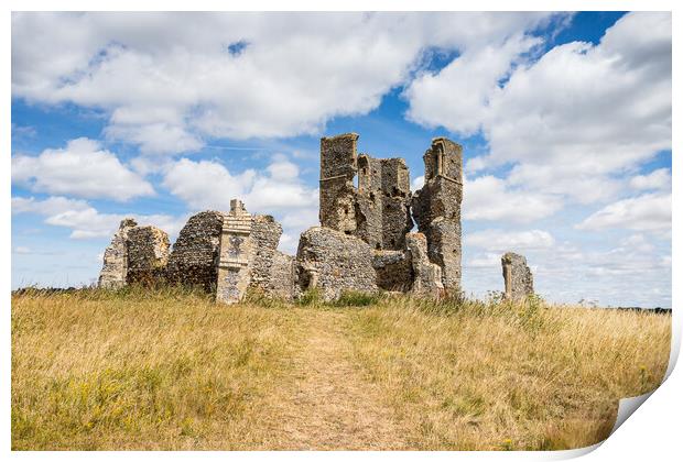 Ruined church of St James Print by Jason Wells