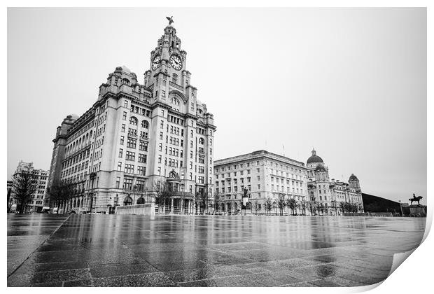 Reflections of the Three Graces Print by Jason Wells