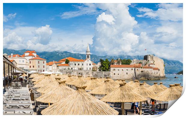 Budva Old Town Print by Jason Wells