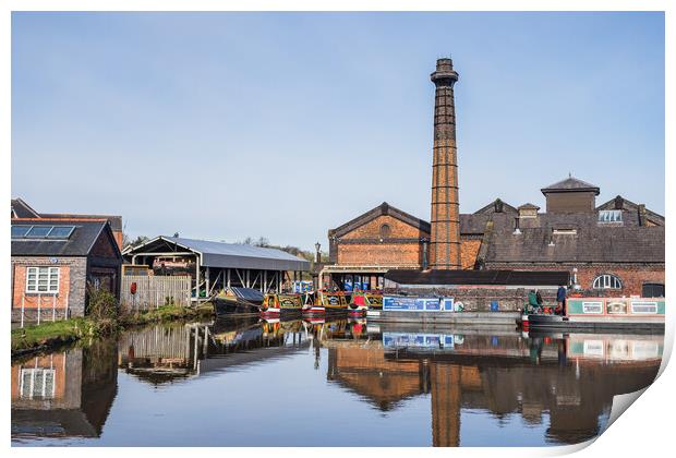 Reflections on the Ellesmere Canal Print by Jason Wells