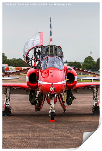  Red Arrows Print by Jason Wells