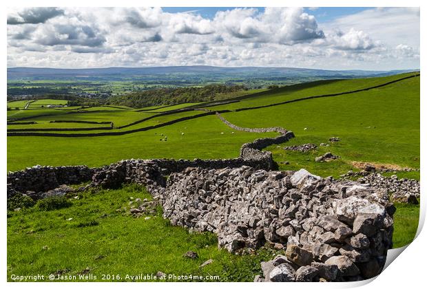 Stone walls Print by Jason Wells