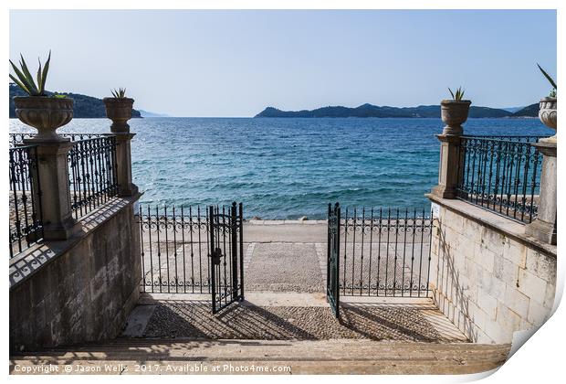Gateway to the Adriatic Print by Jason Wells