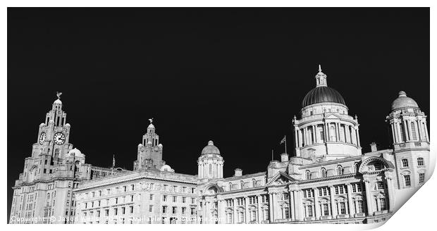Top of the Three Graces Print by Jason Wells