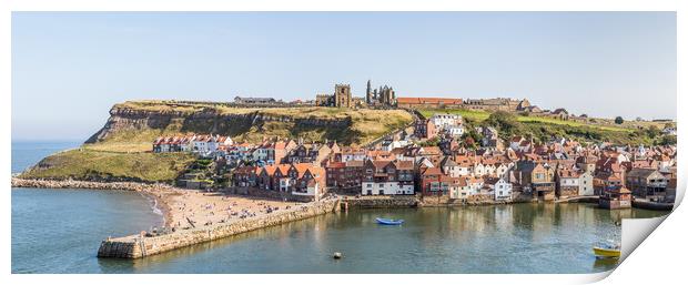 Whitby panorama Print by Jason Wells
