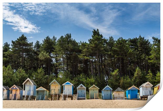 Beach huts at Wells next the Sea Print by Jason Wells