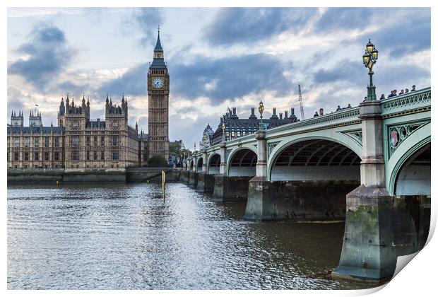 Houses of Parliament Print by Jason Wells