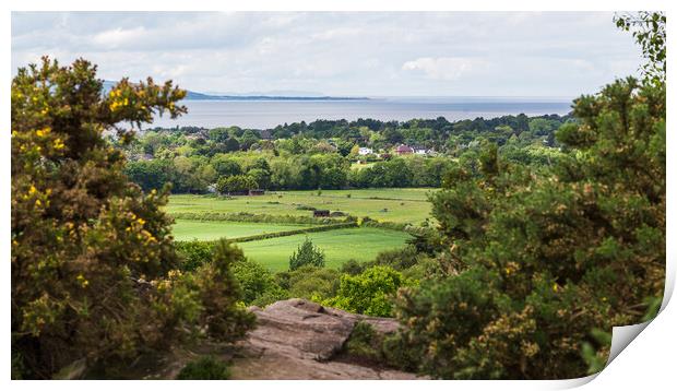 View from Thurstaston Common Print by Jason Wells
