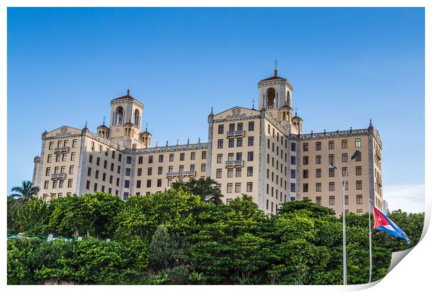 Nacional De Cuba Hotel Print by Jason Wells