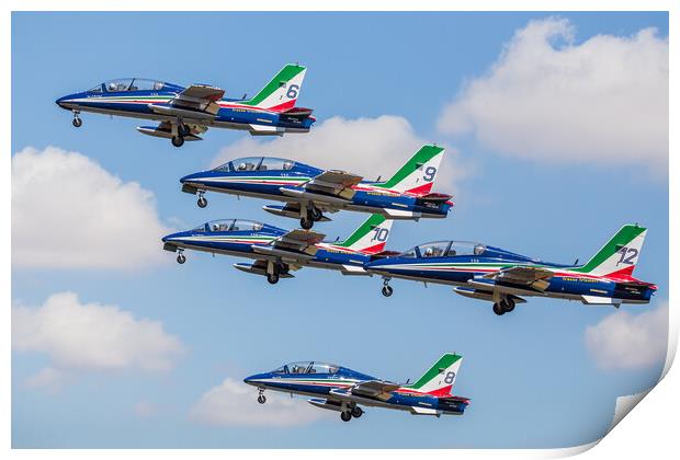 Italian Air Force Frecce Tricolori Print by Jason Wells