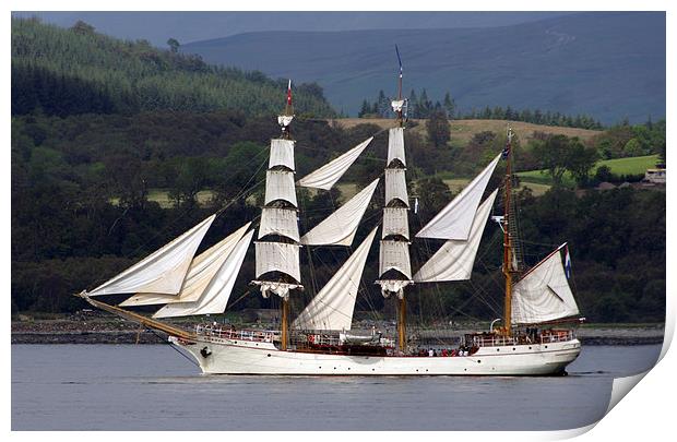 Europa on the Clyde Print by Peter Struthers