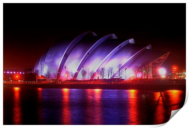 SECC Glasgow  Print by Peter Struthers