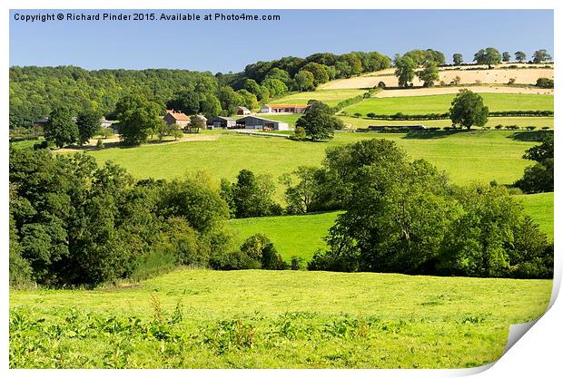  The Yorkshire Wolds Print by Richard Pinder