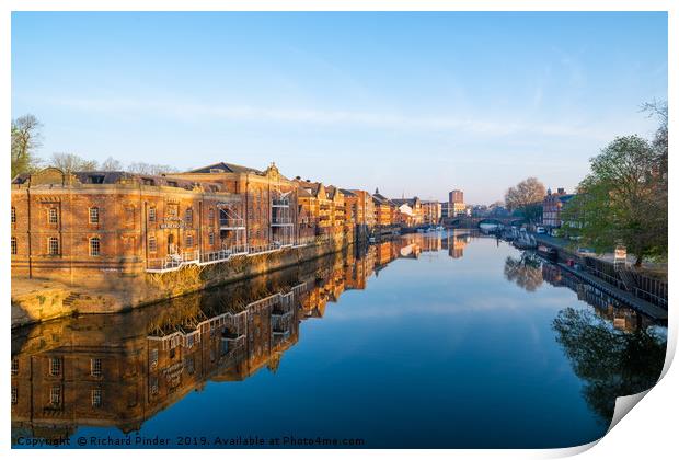 River Ouse, York Print by Richard Pinder