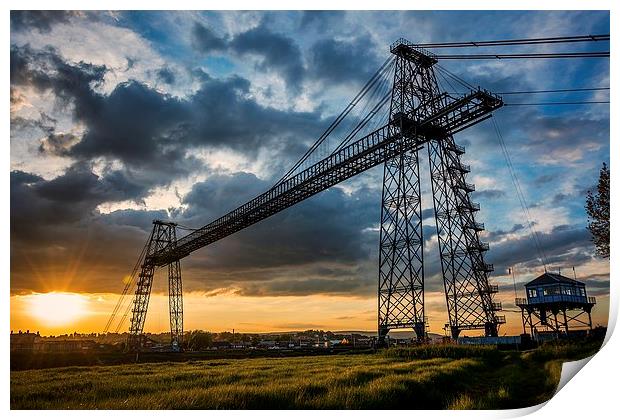 Newport Transporter Bridge Print by Dean Merry