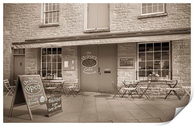  The Granary cafe Print by Dean Merry