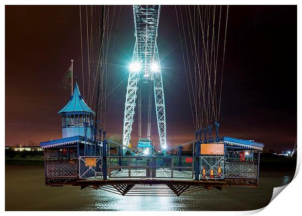  The Cage, Transporter Bridge, Newport Print by Dean Merry
