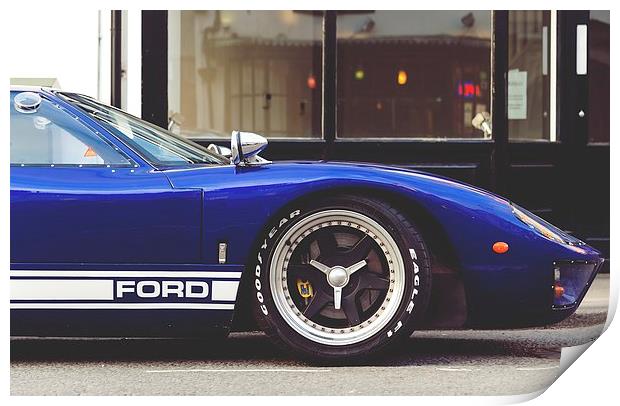  Ford GT40 Print by Dean Merry