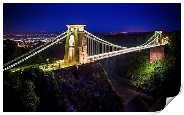   Clifton Suspension Bridge, Bristol Print by Dean Merry