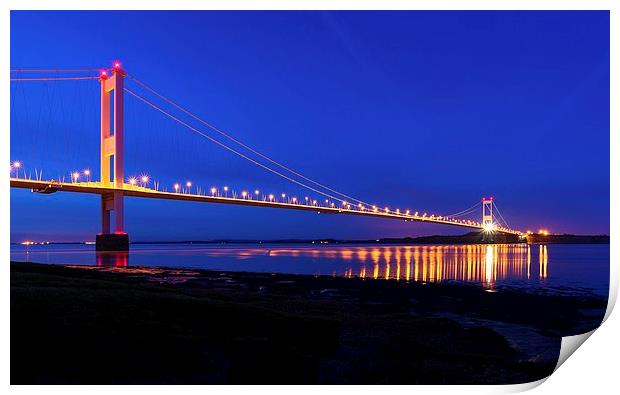   First Severn Crossing Print by Dean Merry