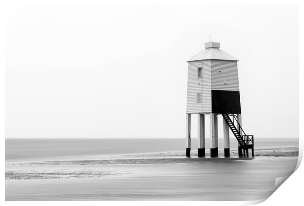   The legged Lighthouse, Burnham-on-sea Print by Dean Merry