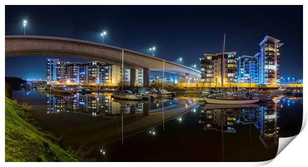 Victoria Wharf, Cardiff, Penarth  Print by Dean Merry