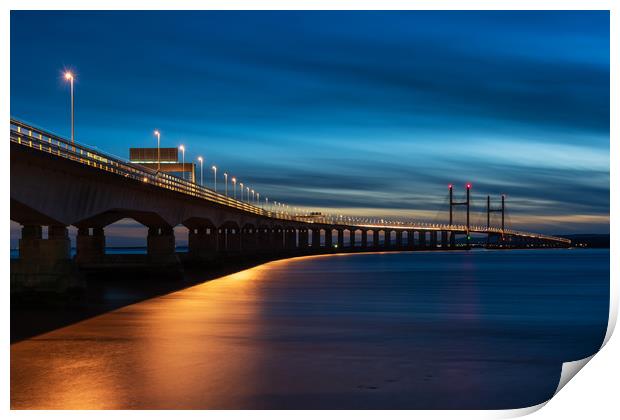 Second Severn Crossing  Print by Dean Merry