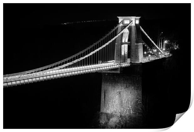 Clifton Suspension Bridge, Bristol Print by Dean Merry