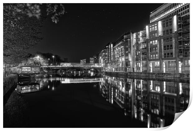 Bristol City Glassboat and Bridge Print by Dean Merry