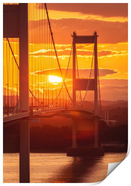  First Severn Crossing Print by Dean Merry