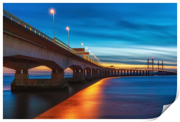 Second Severn Crossing   Print by Dean Merry