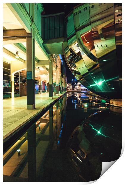 Millennium Square Reflections Print by Dean Merry