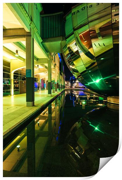 Millennium Square Reflections Print by Dean Merry